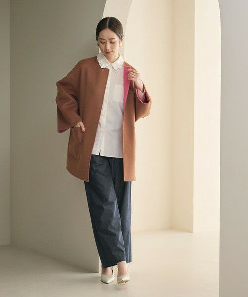 UNITED ARROWS / ユナイテッドアローズ その他アウター | バイカラー リバー ミドルコート | 詳細21