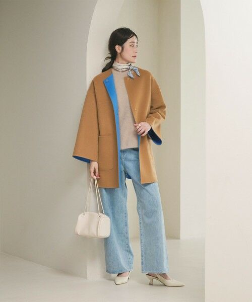 UNITED ARROWS / ユナイテッドアローズ その他アウター | バイカラー リバー ミドルコート | 詳細25