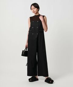 レディース オールインワン・サロペット（条件：ブラック系、2