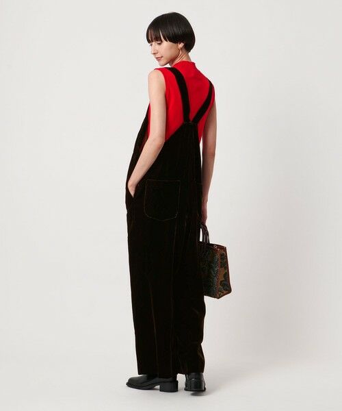 UNITED ARROWS / ユナイテッドアローズ サロペット・オールインワン | ベルベット サロペット パンツ | 詳細8