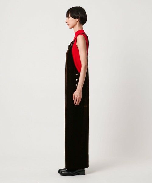 UNITED ARROWS / ユナイテッドアローズ サロペット・オールインワン | ベルベット サロペット パンツ | 詳細10