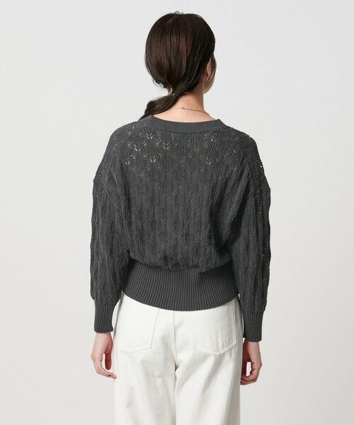 UNITED ARROWS / ユナイテッドアローズ カーディガン・ボレロ | フェイクパール レース カーディガン ウォッシャブル | 詳細12