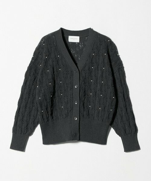 UNITED ARROWS / ユナイテッドアローズ カーディガン・ボレロ | フェイクパール レース カーディガン ウォッシャブル | 詳細13