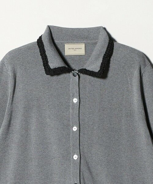 UNITED ARROWS / ユナイテッドアローズ ニット・セーター | レディー ポロコンビ ニット ウォッシャブル | 詳細13