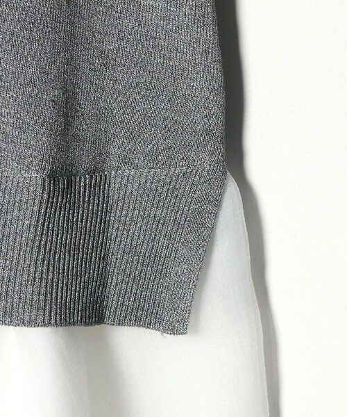 UNITED ARROWS / ユナイテッドアローズ ニット・セーター | レディー ポロコンビ ニット ウォッシャブル | 詳細15