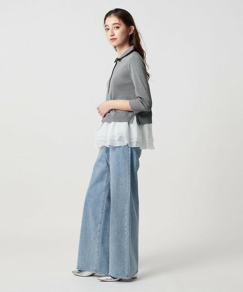 UNITED ARROWS / ユナイテッドアローズ ニット・セーター | レディー ポロコンビ ニット ウォッシャブル | 詳細10