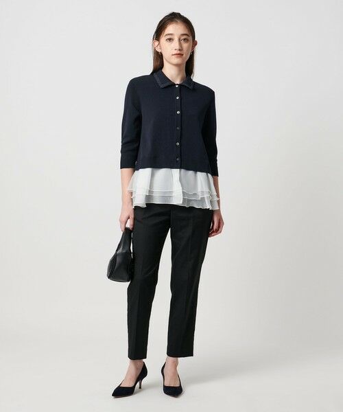 UNITED ARROWS / ユナイテッドアローズ ニット・セーター | レディー ポロコンビ ニット ウォッシャブル | 詳細21