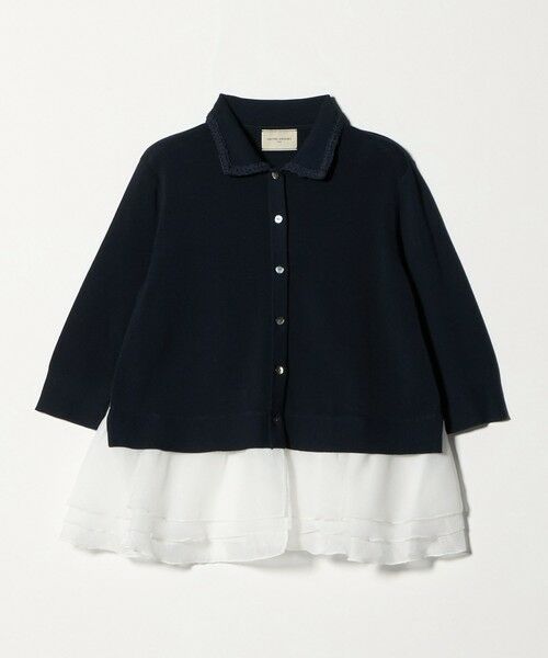 ebure ニット　長袖セーター　デミリー　秋冬　ユナイテッドアローズ ユナイテッドアローズ カシミア混 レッドVネック ニットセーター