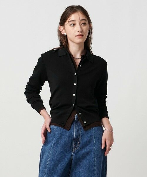 UNITED ARROWS / ユナイテッドアローズ カーディガン・ボレロ | ポロニット カーディガン ウォッシャブル | 詳細1