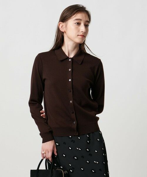 UNITED ARROWS / ユナイテッドアローズ カーディガン・ボレロ | ポロニット カーディガン ウォッシャブル | 詳細8