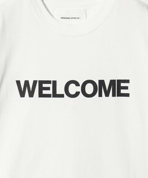 UNITED ARROWS / ユナイテッドアローズ Tシャツ | ＜Personal Effects＞WELCOME Tシャツ | 詳細4