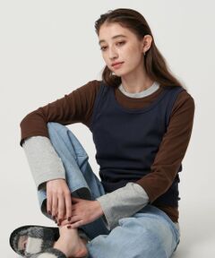 UNITED ARROWS / ユナイテッドアローズ Tシャツ | 【別注】＜WILHELM NEUBERT＞レイヤード トップス