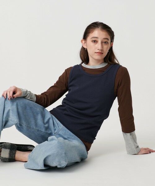 UNITED ARROWS / ユナイテッドアローズ Tシャツ | 【別注】<WILHELM NEUBERT>レイヤード トップス | 詳細30