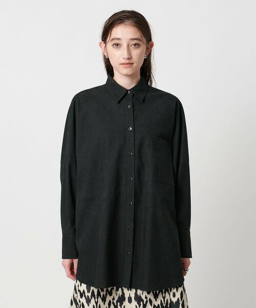 UNITED ARROWS / ユナイテッドアローズ シャツ・ブラウス | ＜SACRA＞スエードライク ポケット シャツ | 詳細4