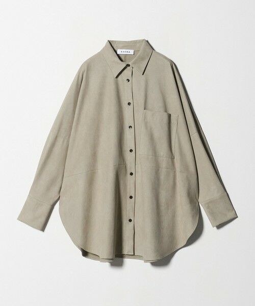 UNITED ARROWS / ユナイテッドアローズ シャツ・ブラウス | ＜SACRA＞スエードライク ポケット シャツ | 詳細15