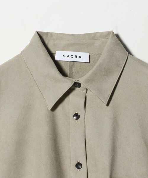 UNITED ARROWS / ユナイテッドアローズ シャツ・ブラウス | ＜SACRA＞スエードライク ポケット シャツ | 詳細17
