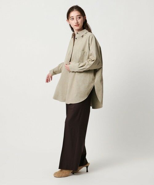 UNITED ARROWS / ユナイテッドアローズ シャツ・ブラウス | ＜SACRA＞スエードライク ポケット シャツ | 詳細13