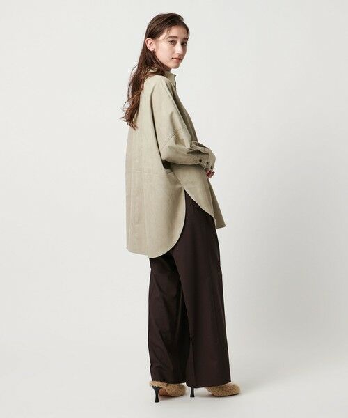 UNITED ARROWS / ユナイテッドアローズ シャツ・ブラウス | ＜SACRA＞スエードライク ポケット シャツ | 詳細14