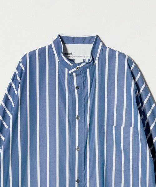 UNITED ARROWS / ユナイテッドアローズ ミニ丈・ひざ丈ワンピース | ＜TICCA＞ストライプ テントライン シャツワンピース | 詳細2