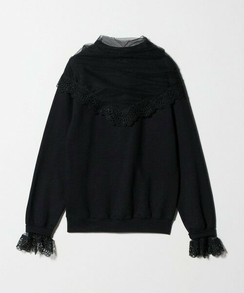 UNITED ARROWS / ユナイテッドアローズ スウェット | 【別注】＜dahl’ia＞レーススカーフ スウェット | 詳細5