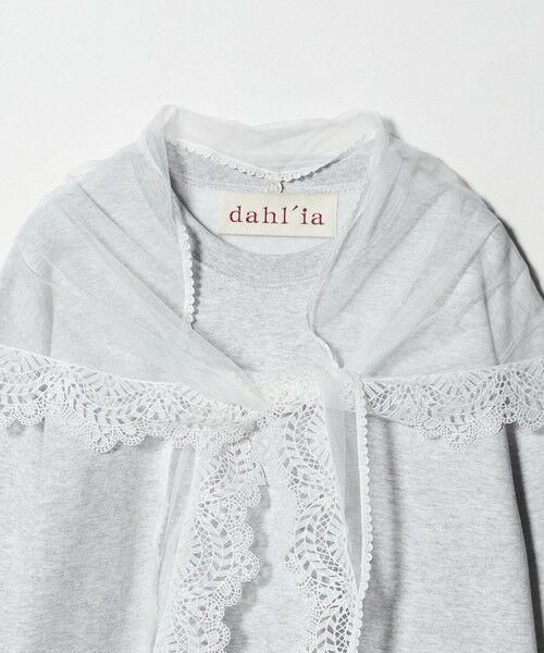 UNITED ARROWS / ユナイテッドアローズ スウェット | 【別注】＜dahl’ia＞レーススカーフ スウェット | 詳細16