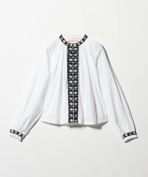 UNITED ARROWS / ユナイテッドアローズ シャツ・ブラウス | 【別注】＜dahl’ia＞エンブロイダリー ボリューム ブラウス | 詳細4