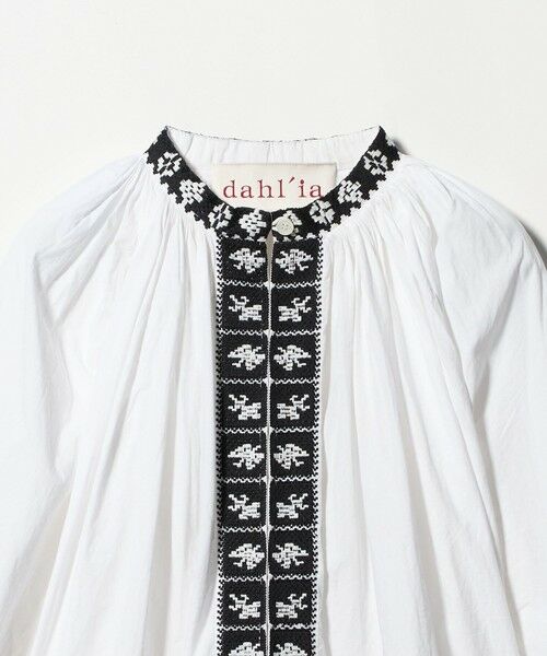 UNITED ARROWS / ユナイテッドアローズ シャツ・ブラウス | 【別注】＜dahl’ia＞エンブロイダリー ボリューム ブラウス | 詳細6