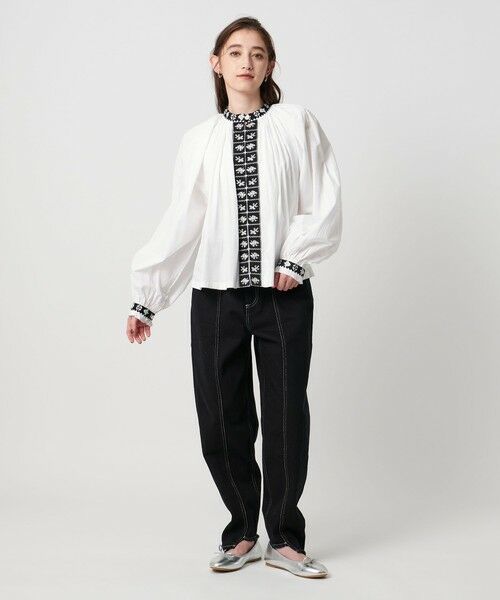 UNITED ARROWS / ユナイテッドアローズ シャツ・ブラウス | 【別注】＜dahl’ia＞エンブロイダリー ボリューム ブラウス | 詳細3