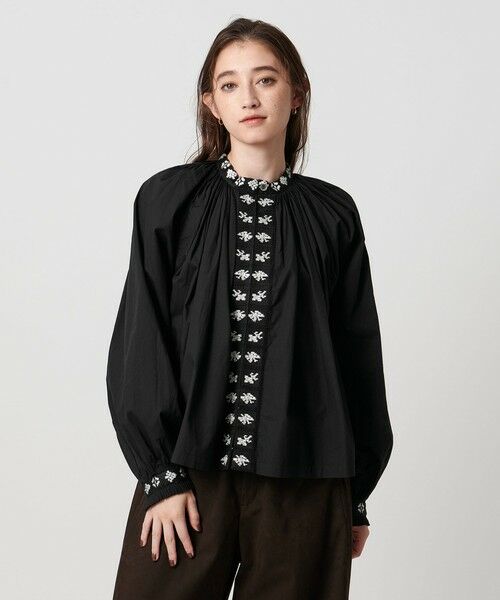 UNITED ARROWS / ユナイテッドアローズ シャツ・ブラウス | 【別注】＜dahl’ia＞エンブロイダリー ボリューム ブラウス | 詳細8