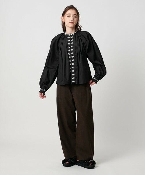 UNITED ARROWS / ユナイテッドアローズ シャツ・ブラウス | 【別注】＜dahl’ia＞エンブロイダリー ボリューム ブラウス | 詳細9