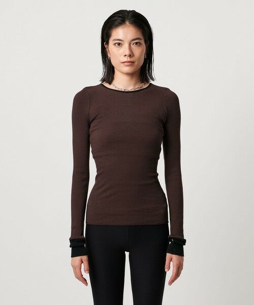 UNITED ARROWS / ユナイテッドアローズ カットソー | ＜TO UNITED ARROWS＞リブ ロングスリーブ カットソー | 詳細20