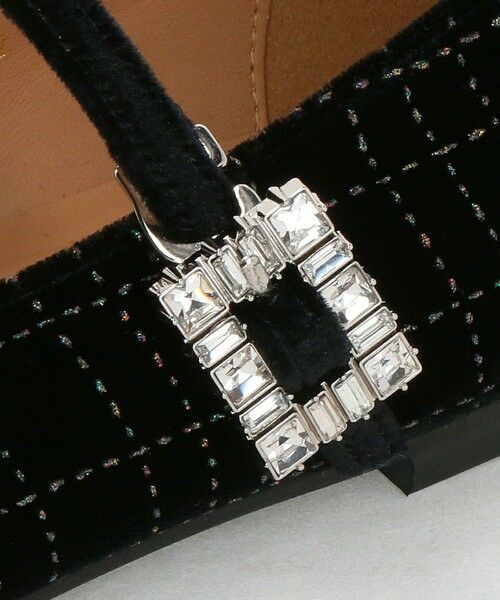 UNITED ARROWS / ユナイテッドアローズ フラットシューズ | グリッター ベルベット メリージェーン シューズ | 詳細11