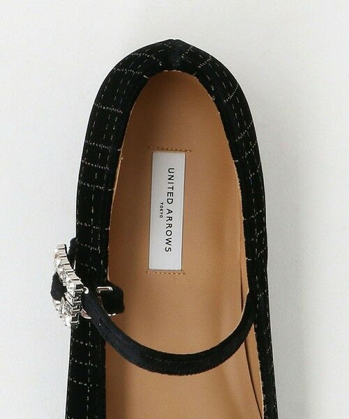 UNITED ARROWS / ユナイテッドアローズ フラットシューズ | グリッター ベルベット メリージェーン シューズ | 詳細8