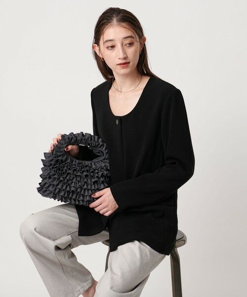 UNITED ARROWS / ユナイテッドアローズ ハンドバッグ | フリル ワンハンドルバッグ | 詳細7