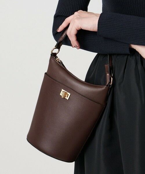 UNITED ARROWS / ユナイテッドアローズ ショルダーバッグ | ソフト コンビ バケットバッグ | 詳細8