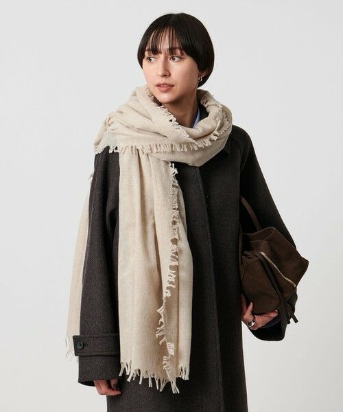 UNITED ARROWS / ユナイテッドアローズ マフラー・ショール・スヌード・ストール | ＜ASAUCE MELER＞AIRY SOLID ストール | 詳細15