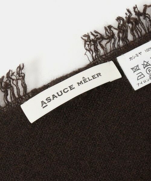 UNITED ARROWS / ユナイテッドアローズ マフラー・ショール・スヌード・ストール | ＜ASAUCE MELER＞CASH BSKT ストール | 詳細5
