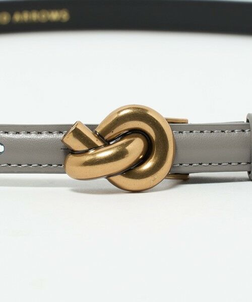 UNITED ARROWS / ユナイテッドアローズ ベルト・サスペンダー | ノット バックル ベルト | 詳細5