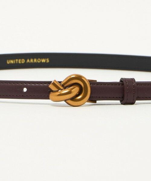 UNITED ARROWS / ユナイテッドアローズ ベルト・サスペンダー | ノット バックル ベルト | 詳細9