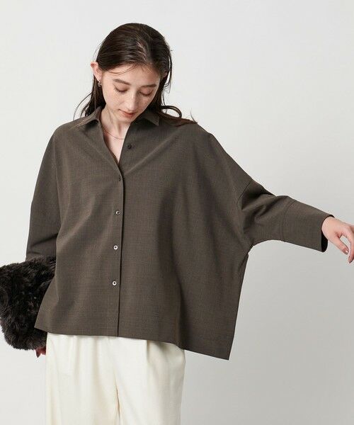 UNITED ARROWS / ユナイテッドアローズ シャツ・ブラウス | ドルマン シャツ‐ウォッシャブル‐ | 詳細13