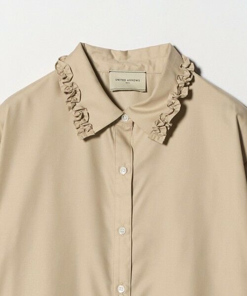 UNITED ARROWS / ユナイテッドアローズ シャツ・ブラウス | ミニフリルシャツ‐ウォッシャブル‐ | 詳細14