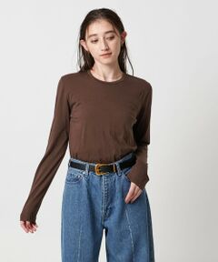 UNITED ARROWS / ユナイテッドアローズ カットソー | コットン ジャージー ロングスリーブ カットソー ‐ウォッシャブル‐