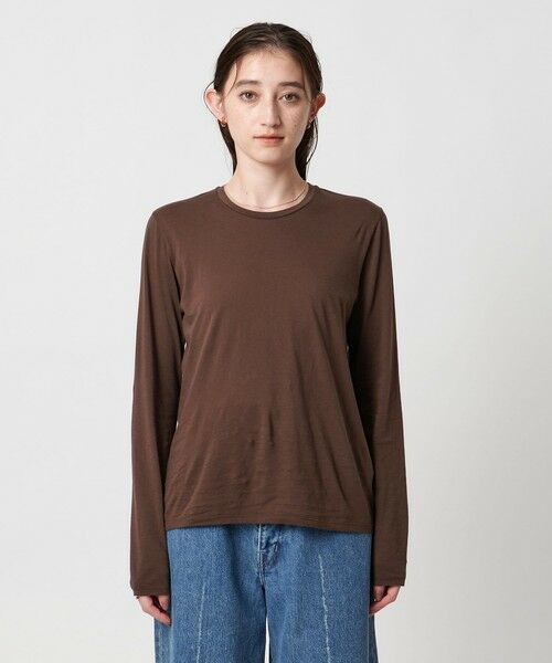 UNITED ARROWS / ユナイテッドアローズ カットソー | コットン ジャージー ロングスリーブ カットソー ‐ウォッシャブル‐ | 詳細9