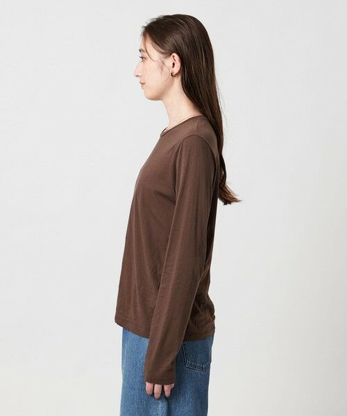 UNITED ARROWS / ユナイテッドアローズ カットソー | コットン ジャージー ロングスリーブ カットソー ‐ウォッシャブル‐ | 詳細10