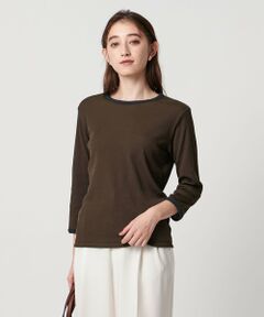 UNITED ARROWS / ユナイテッドアローズ カットソー | リブ バイカラー パイピング カットソー