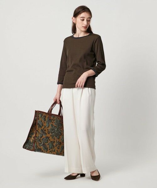 UNITED ARROWS / ユナイテッドアローズ カットソー | リブ バイカラー パイピング カットソー | 詳細22