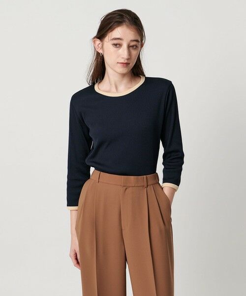 UNITED ARROWS / ユナイテッドアローズ カットソー | リブ バイカラー パイピング カットソー | 詳細29