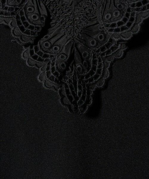 UNITED ARROWS / ユナイテッドアローズ ニット・セーター | スカラップ レース フリル ニット‐ウォッシャブル‐ | 詳細6