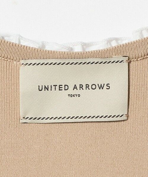 UNITED ARROWS / ユナイテッドアローズ ニット・セーター | スカラップ レース フリル ニット‐ウォッシャブル‐ | 詳細15