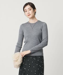 UNITED ARROWS / ユナイテッドアローズ ニット・セーター | リブ クルーネック ニット
